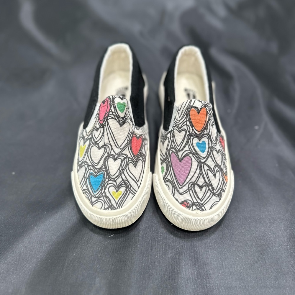 Custom Slide On Shoes-Hearts